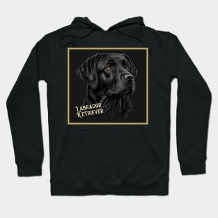 Black Labrador Retriever Dog Hoodie